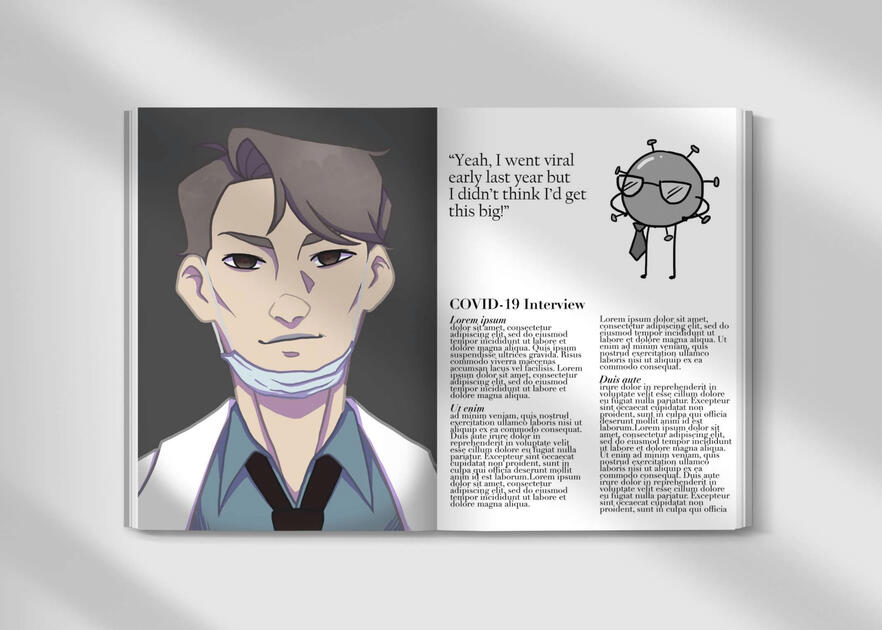 COVID-19 Magazine Mockup (2020)