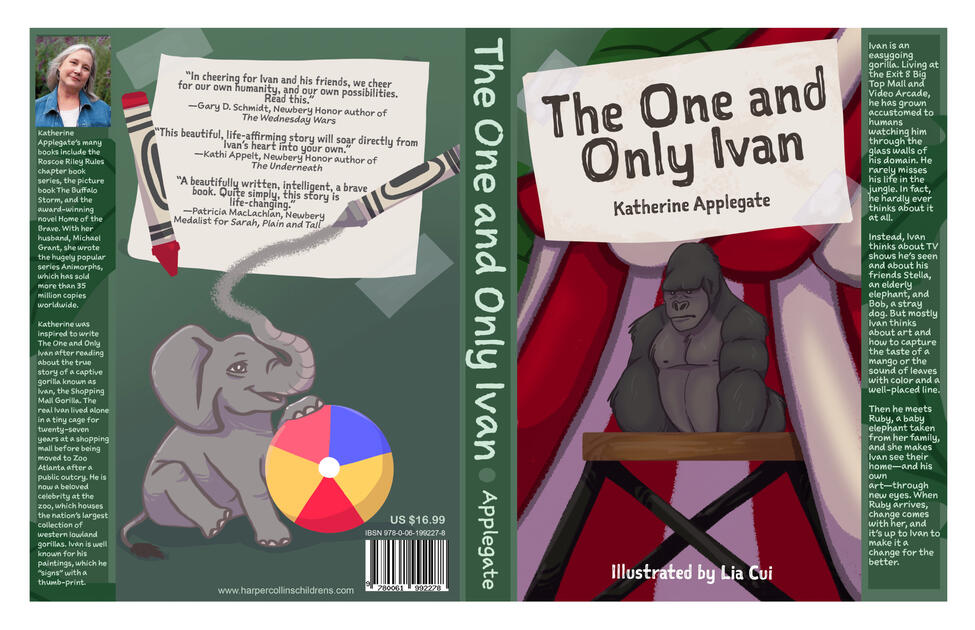 The One and Only Ivan Book Cover (2020)